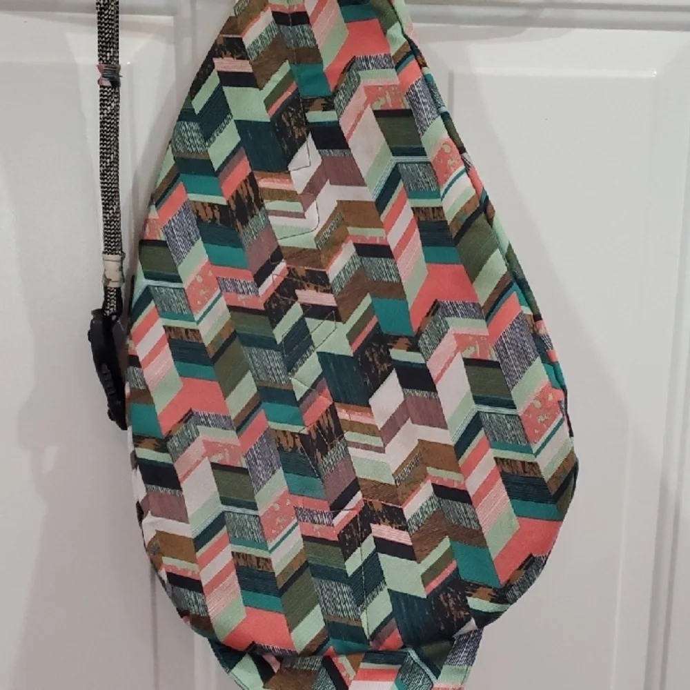 KAVU Women's Sling Backpack - Multicolor Chevron